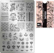 Moyra Stamping Plate 34 Tattoo