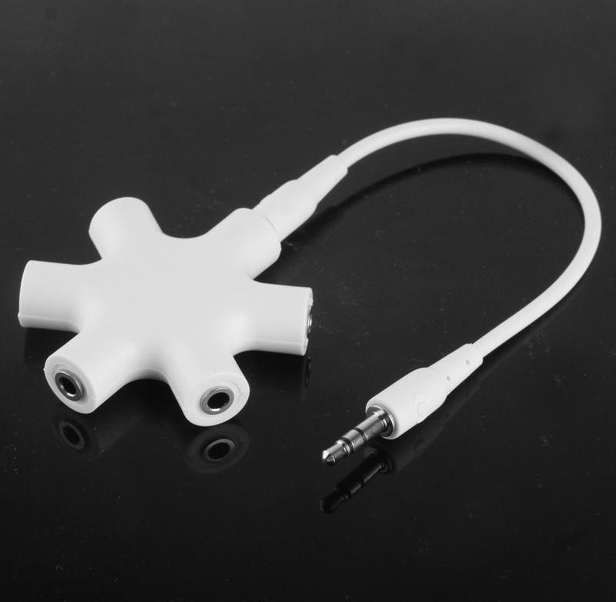 Mobigear Splitter Adapter 3.5mm naar 5 x 3