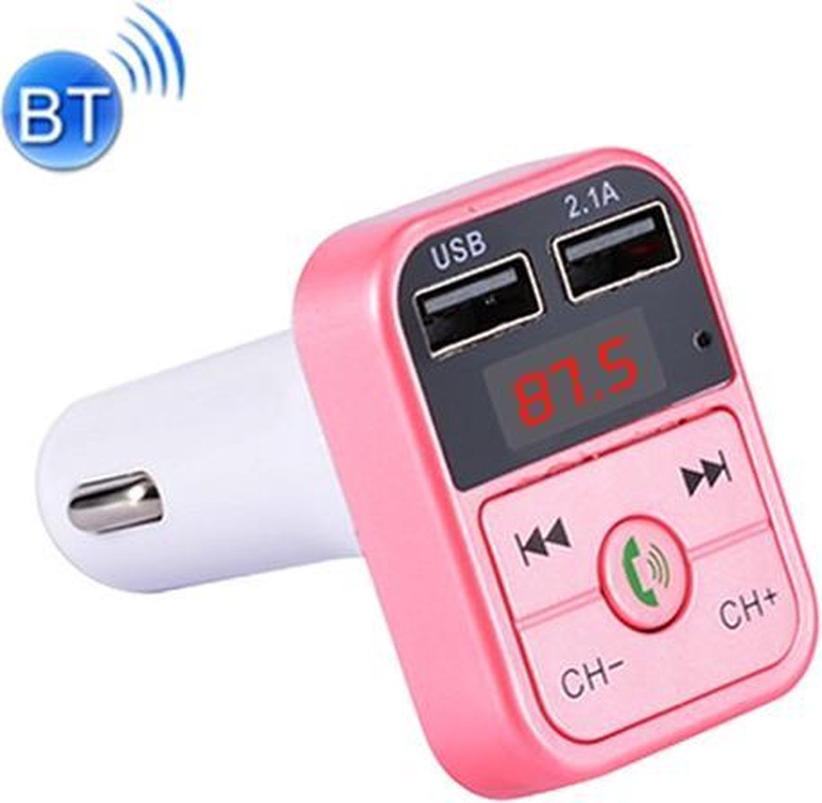 B2 Dual USB Opladen Bluetooth Fm-zender MP3 Muziekspeler Car Kit
