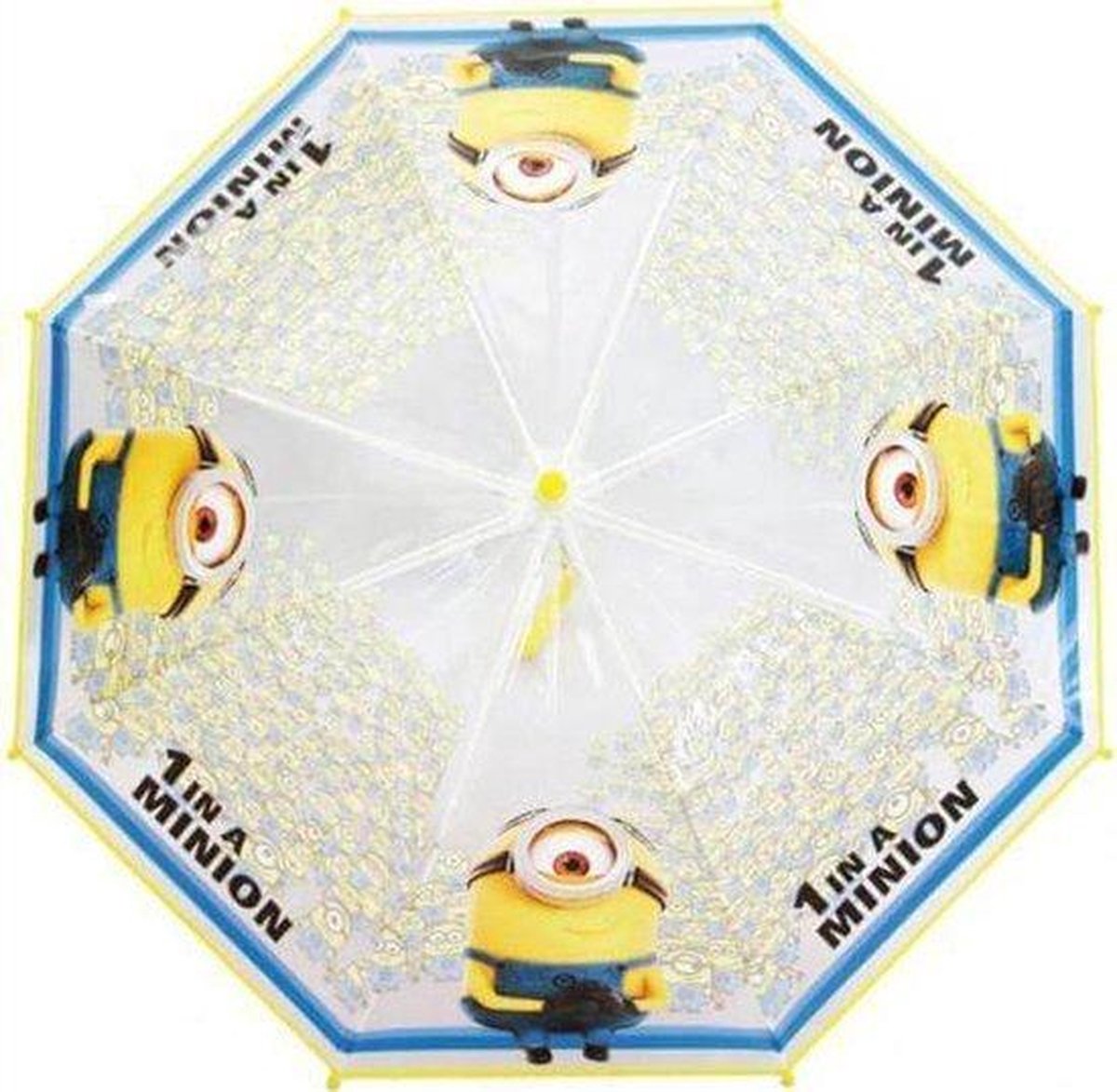 Minions Kinderparaplu transparant paraplu kinderen   46 cm regenaccesoires