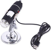 Microscoop | 500/1000/1600X vergroting | Led verlicht | USB | Verstelbaar | Zwart