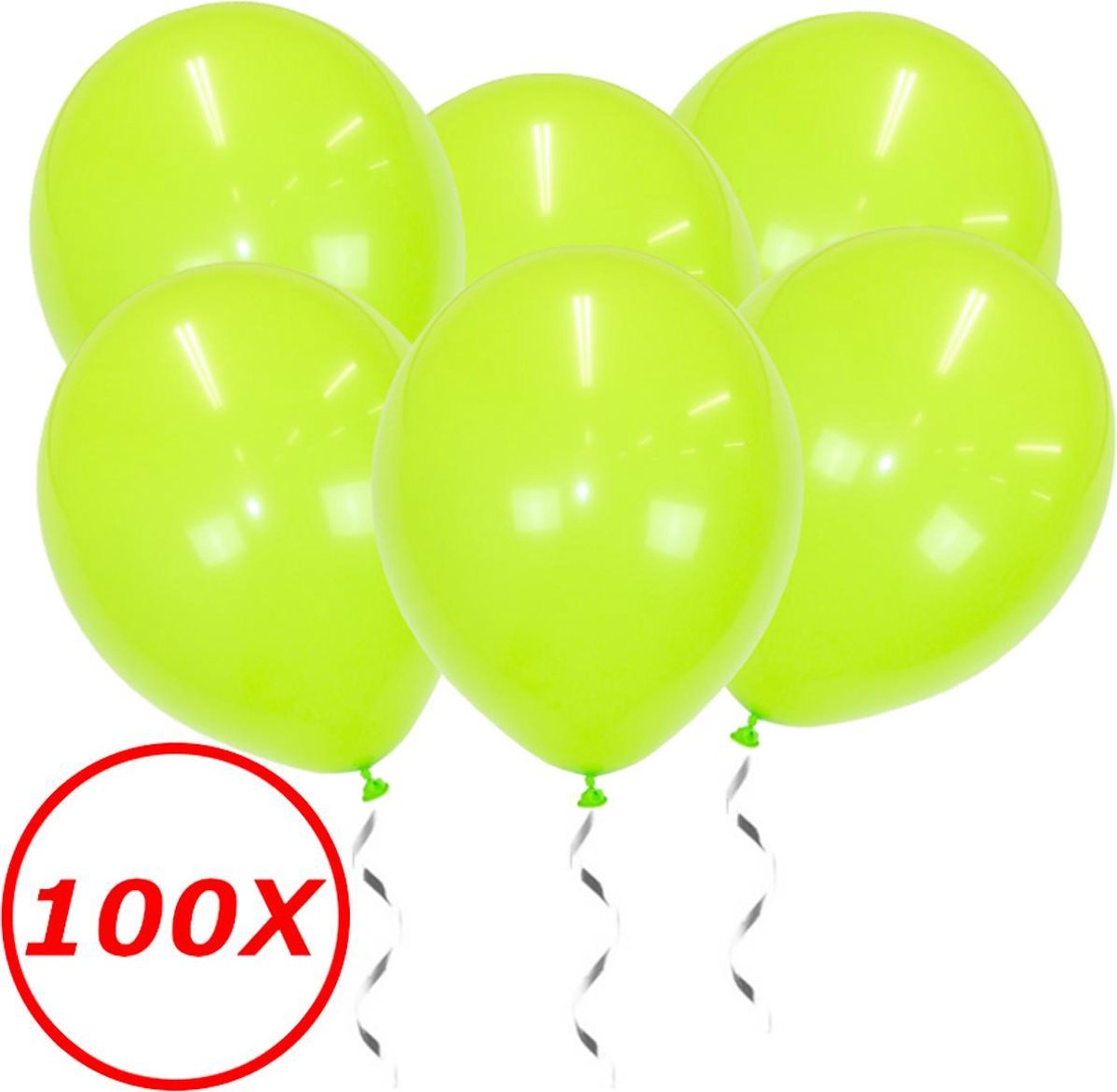 Lime Groene Ballonnen Verjaardag Versiering Groene Helium Ballonnen Feest Versiering Jungle Versiering - 100 Stuks