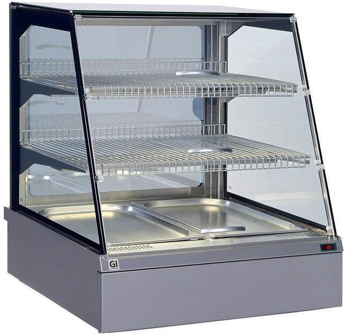 Gastro-Inox Snackstogo Warmhoudvitrine 2x Gn1/1