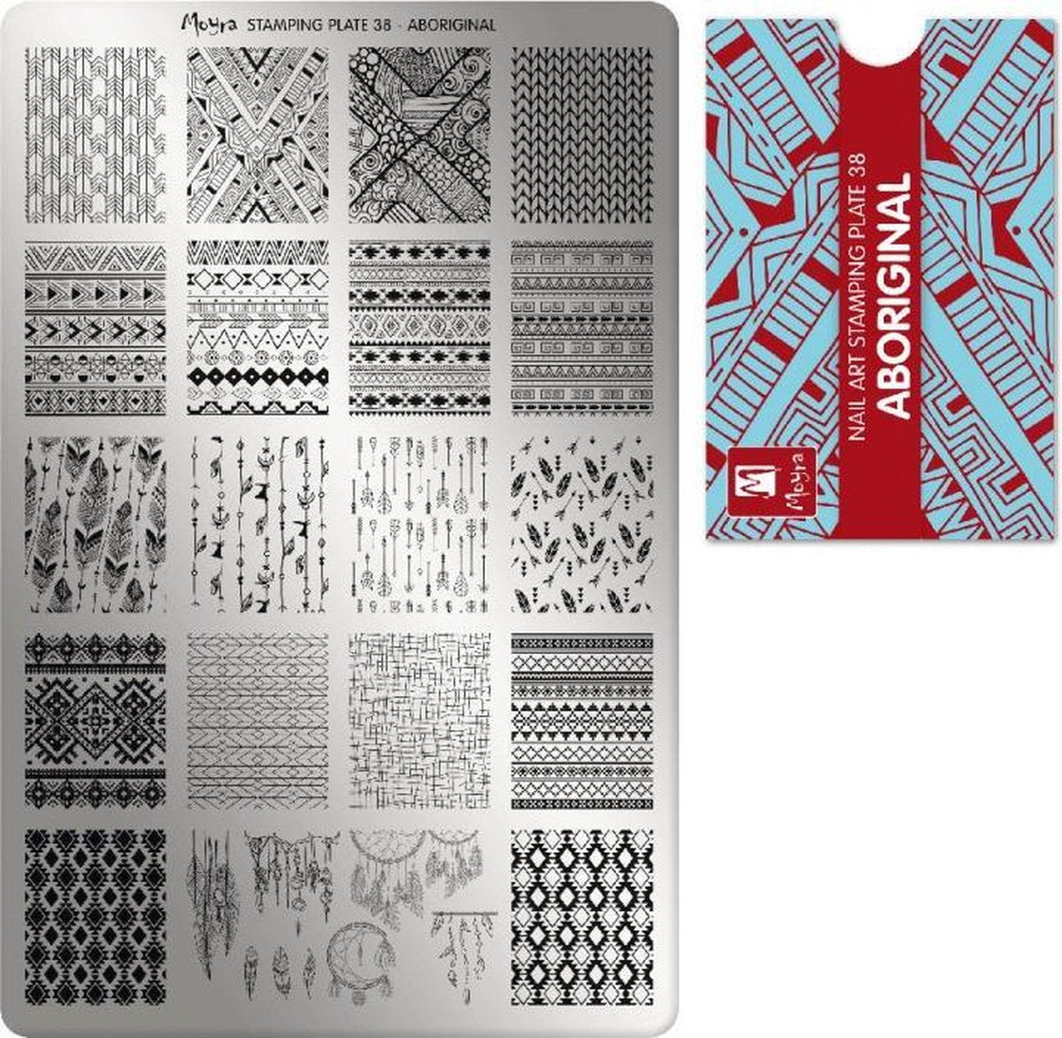 Moyra Stamping Plate 38 Aboriginal