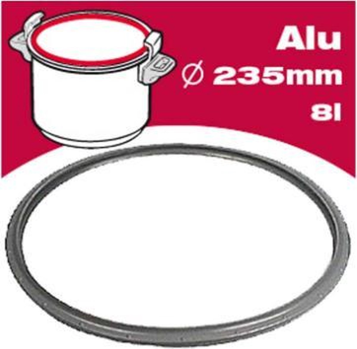 Tefal dekselring afdichting 235mm doorsnede 8 liter snelkookpan Tefal SEB Calor 219-15671