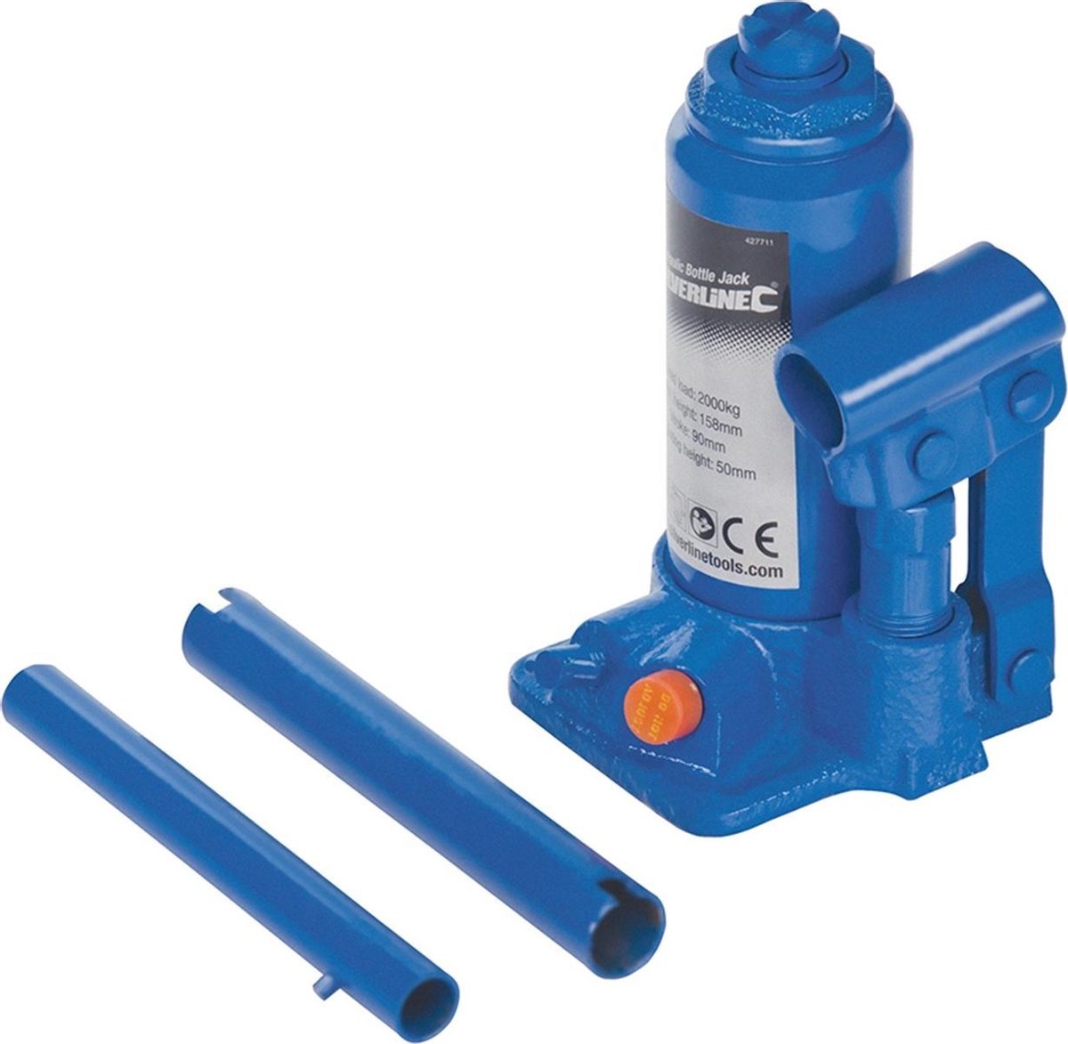 Silverline Hydraulische potkriks 2 ton