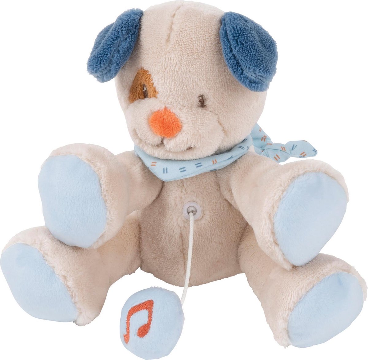 Nattou Hond Jim - Mini Knuffel met Muziek - 23 cm