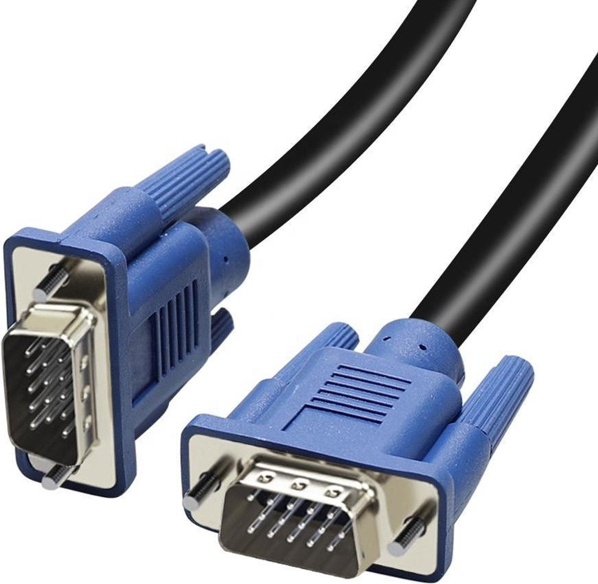 VGA Monitor Kabel Male naar Male - Zwart/Blauw - 1.5 Meter