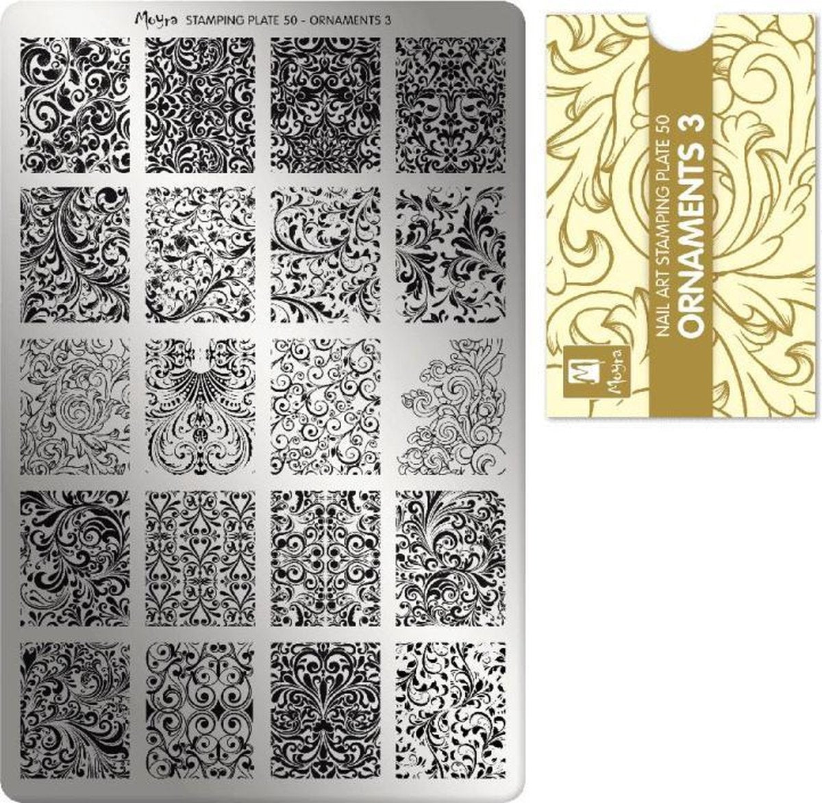 Moyra Stamping Plate 50 Ornaments 3