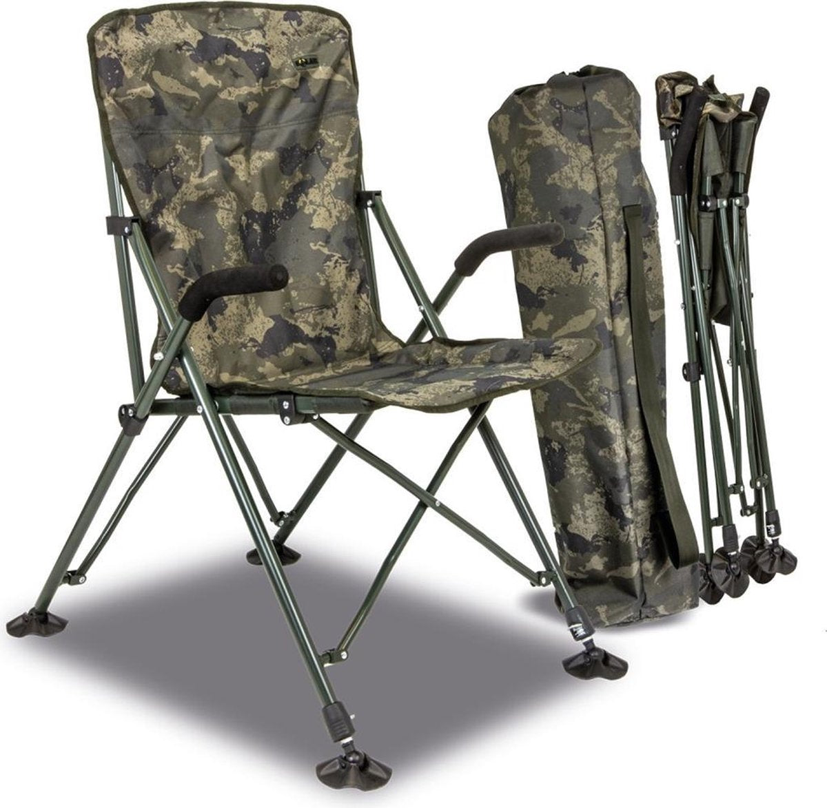 Solar Undercover Camouflage Foldable Easy Chair High - Opvouwbare Stoel - Camouflage - 50 x 45 x 95 - Camouflage