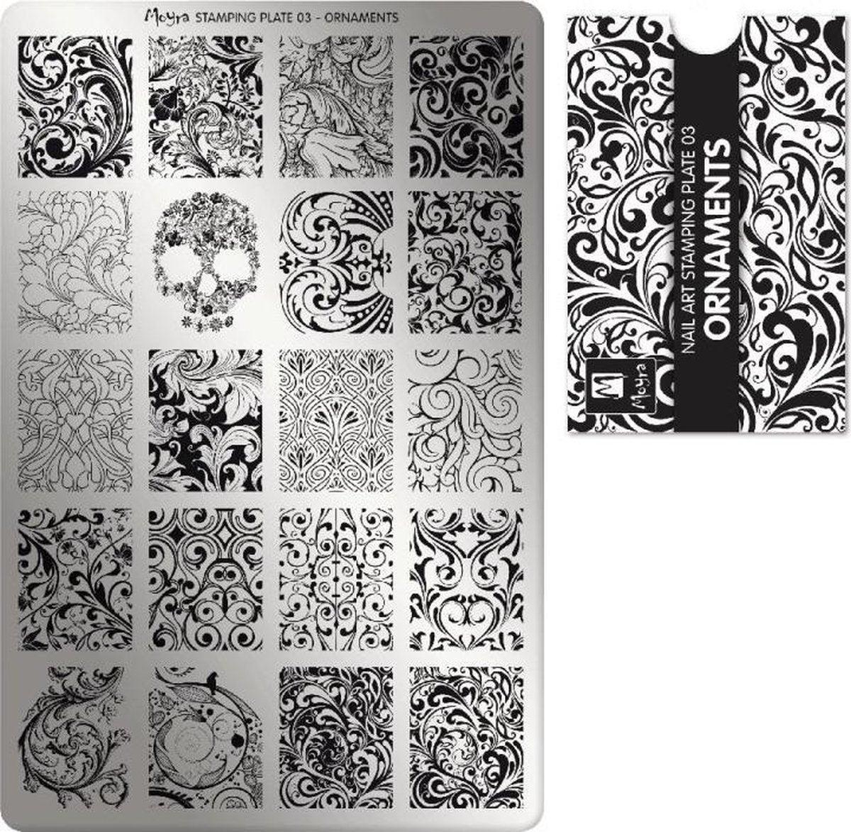 Moyra Stamping Plate 03 Ornaments