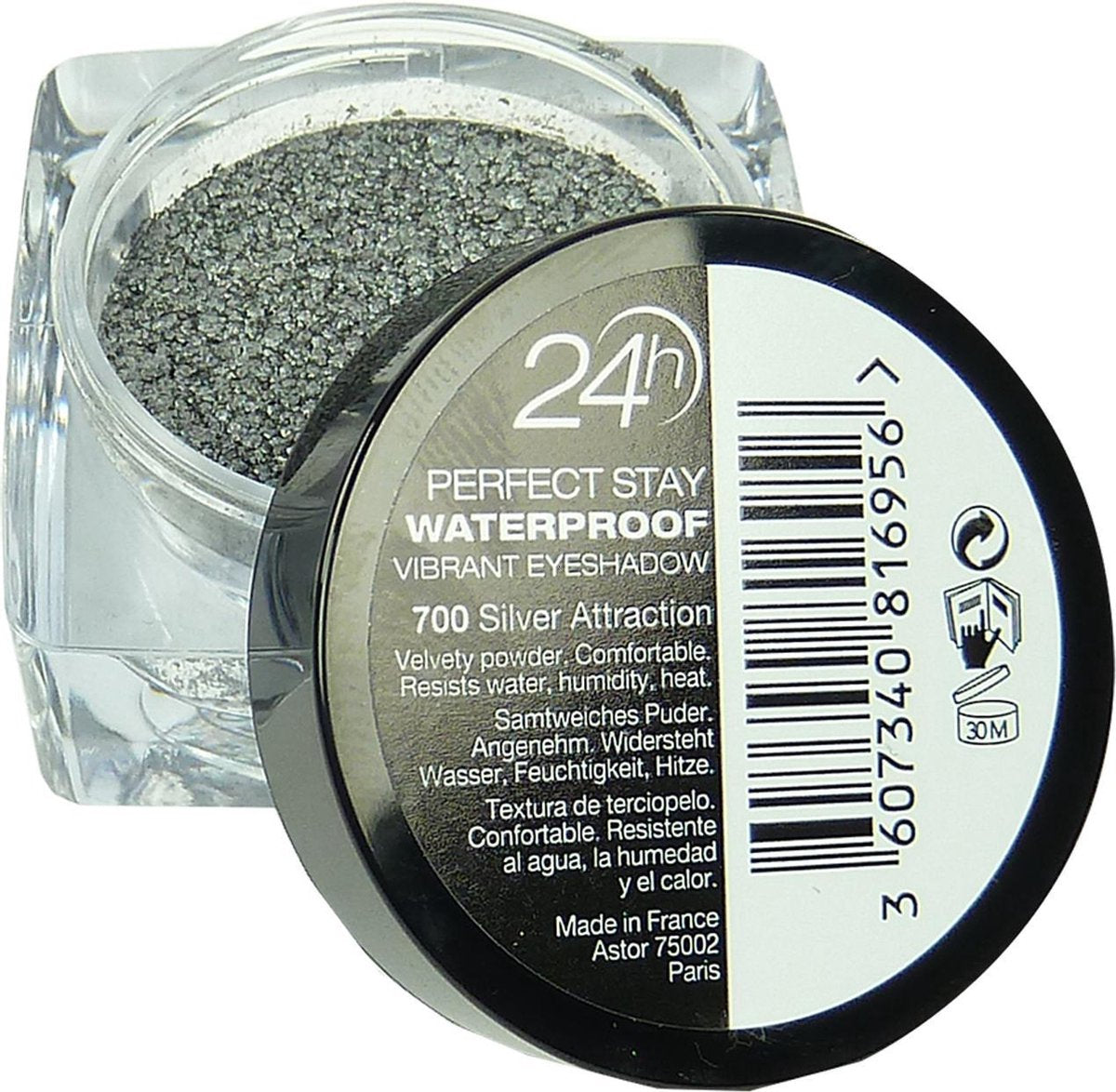 Astor 24h Perfect Stay 700 Silver Attraction -  Waterdicht Oogschaduw - Make-up - 1 Stück