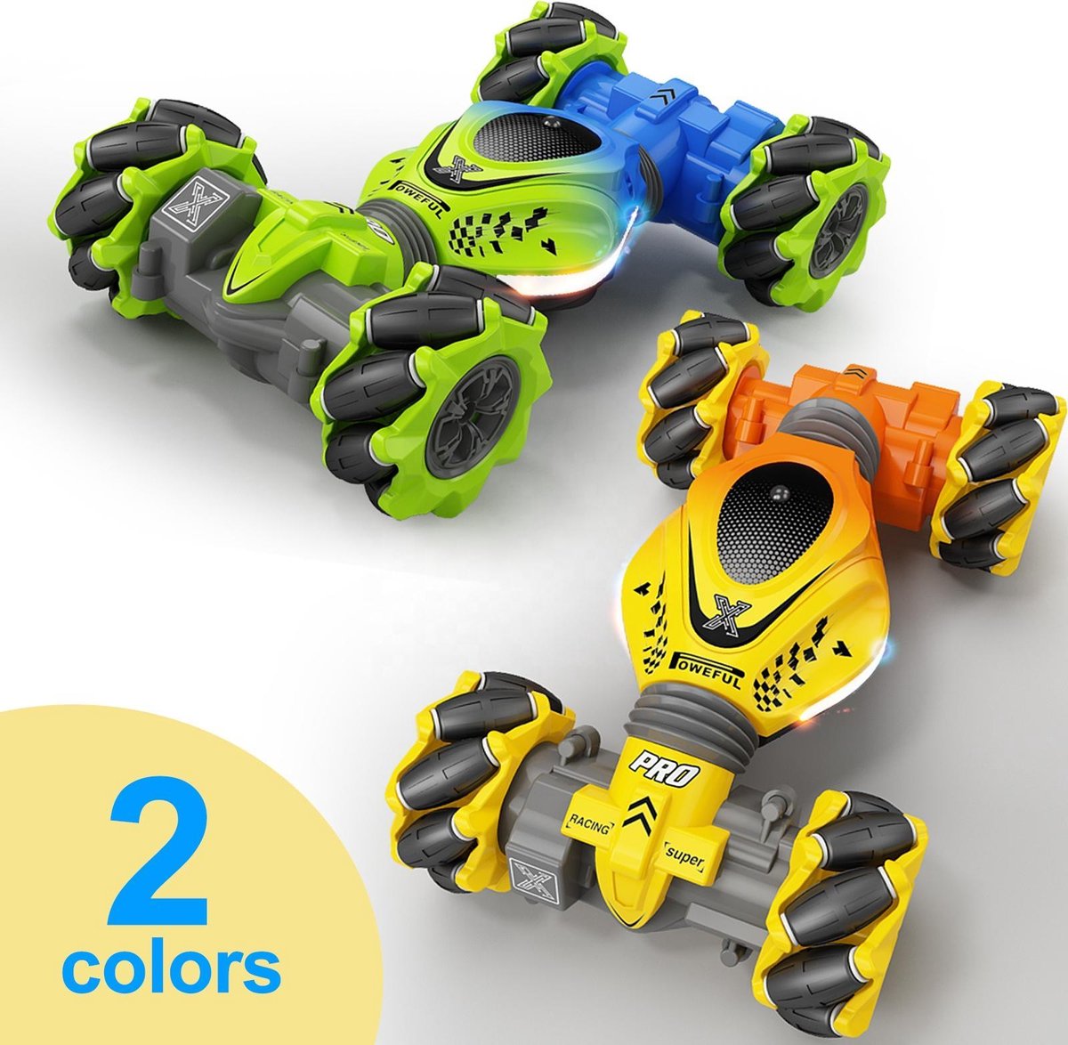 Into Stock Gesture Sensor RC Stunt Car - Groen | rc auto | 360 rotatie auto |afstandsbediening auto voor kinderen