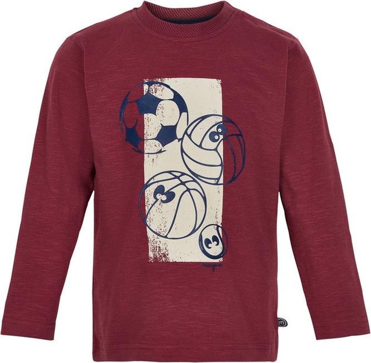 Minymo - jongens shirt - lange mouwen - Maat 92