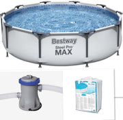 Bestway Steel Pro MAX Zwembad- 305 x 76cm Vanavondinhuis super voordeel set. Inclusief filterpomp