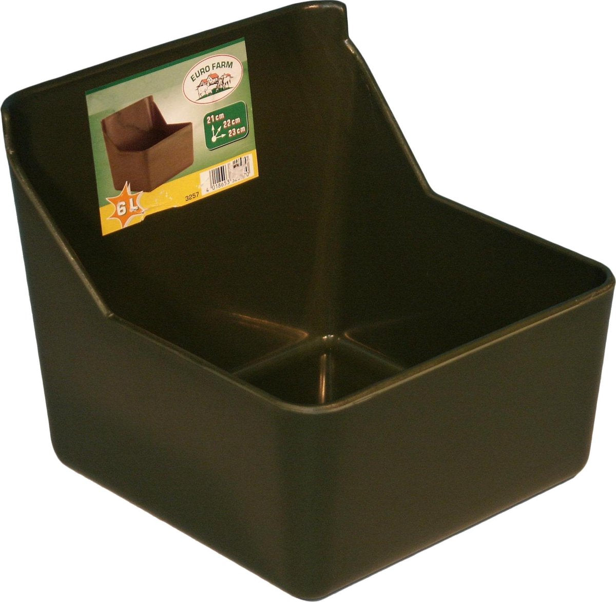 Kerbl Voerbak Eurofarm - Kleinvee - 6ltr
