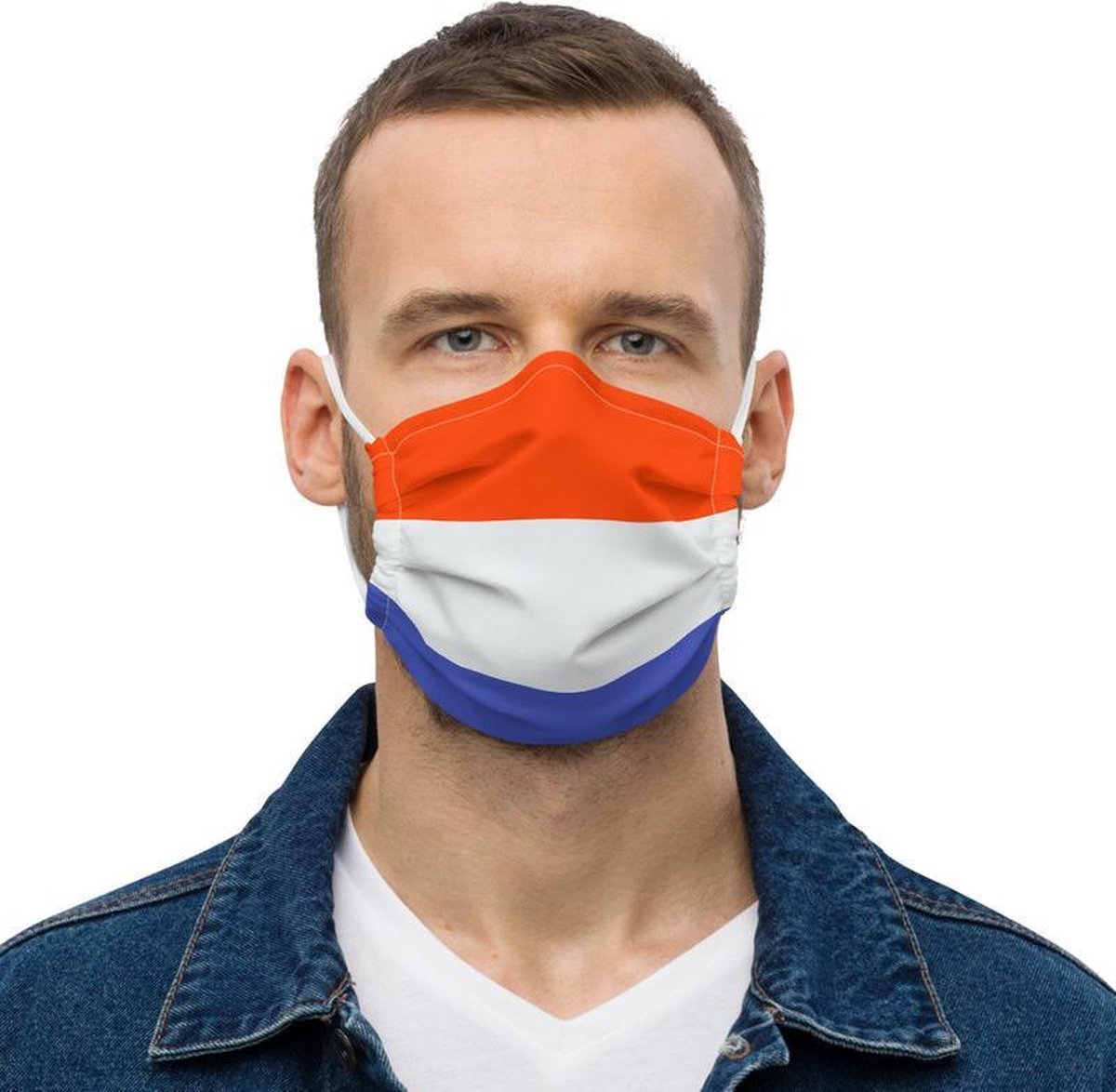 EK 2021 Wasbaar Mondkapje - Nederland - Oranje - Vlag - Stoffen Mondkap