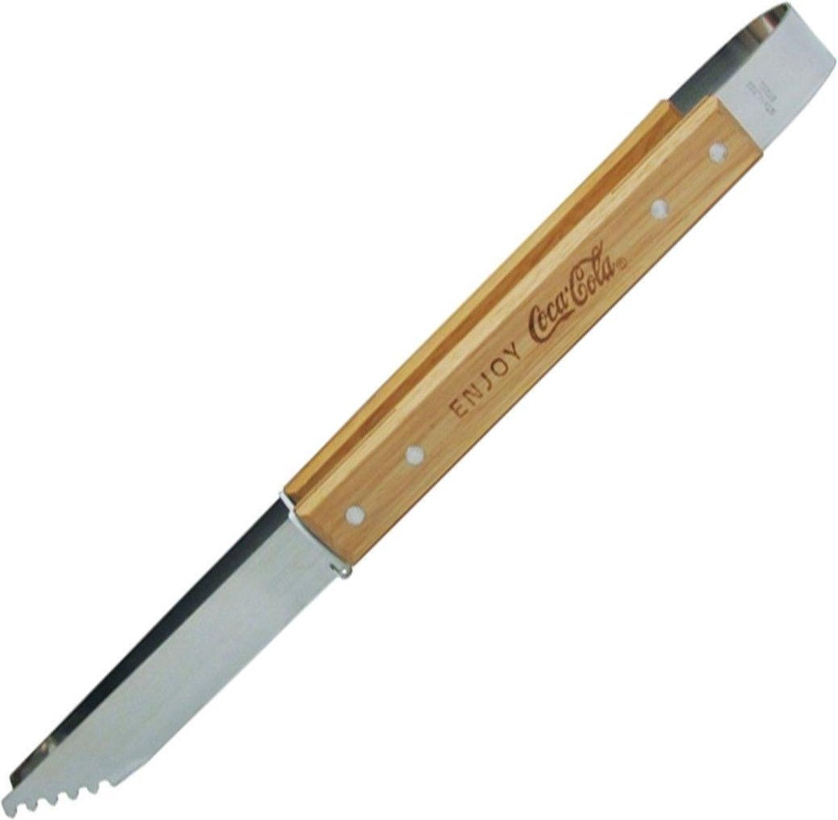 Coca-Cola BBQ Grijper Houten Handvat