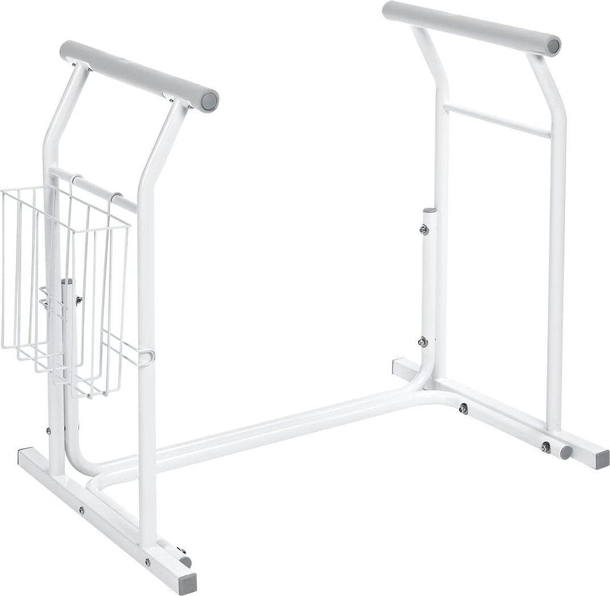 WC-opstahulp - Mobile WC-opstahulp voor ouderen en gehandicapte personen incl. opbergmand