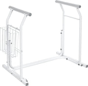 WC-opstahulp - Mobile WC-opstahulp voor ouderen en gehandicapte personen incl. opbergmand