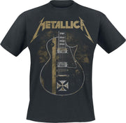 Metallica James Hetfield Guitar Iron Cross Heren T-shirt S