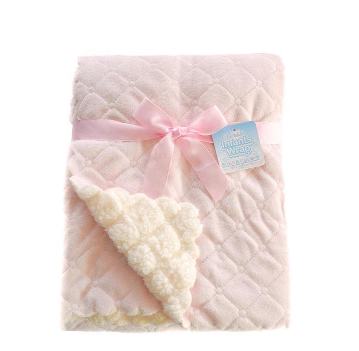 SOFT TOUCH | Baby Deken Deluxe | 75 X 100 cm | Lichtroze