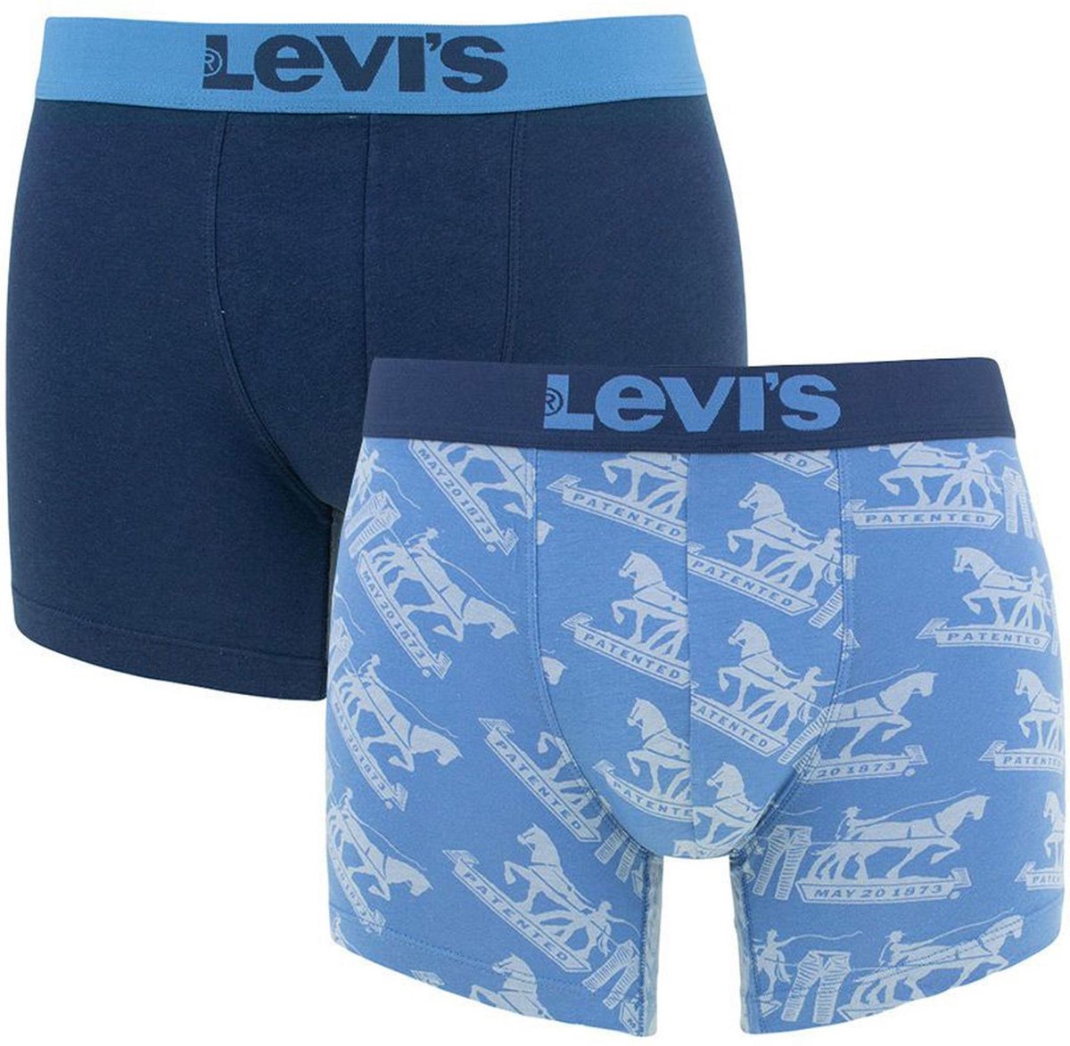 horse pull 2-pack blauw