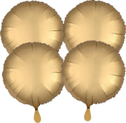 Anagram Folieballonnen 43 Cm Goud 4 Stuks