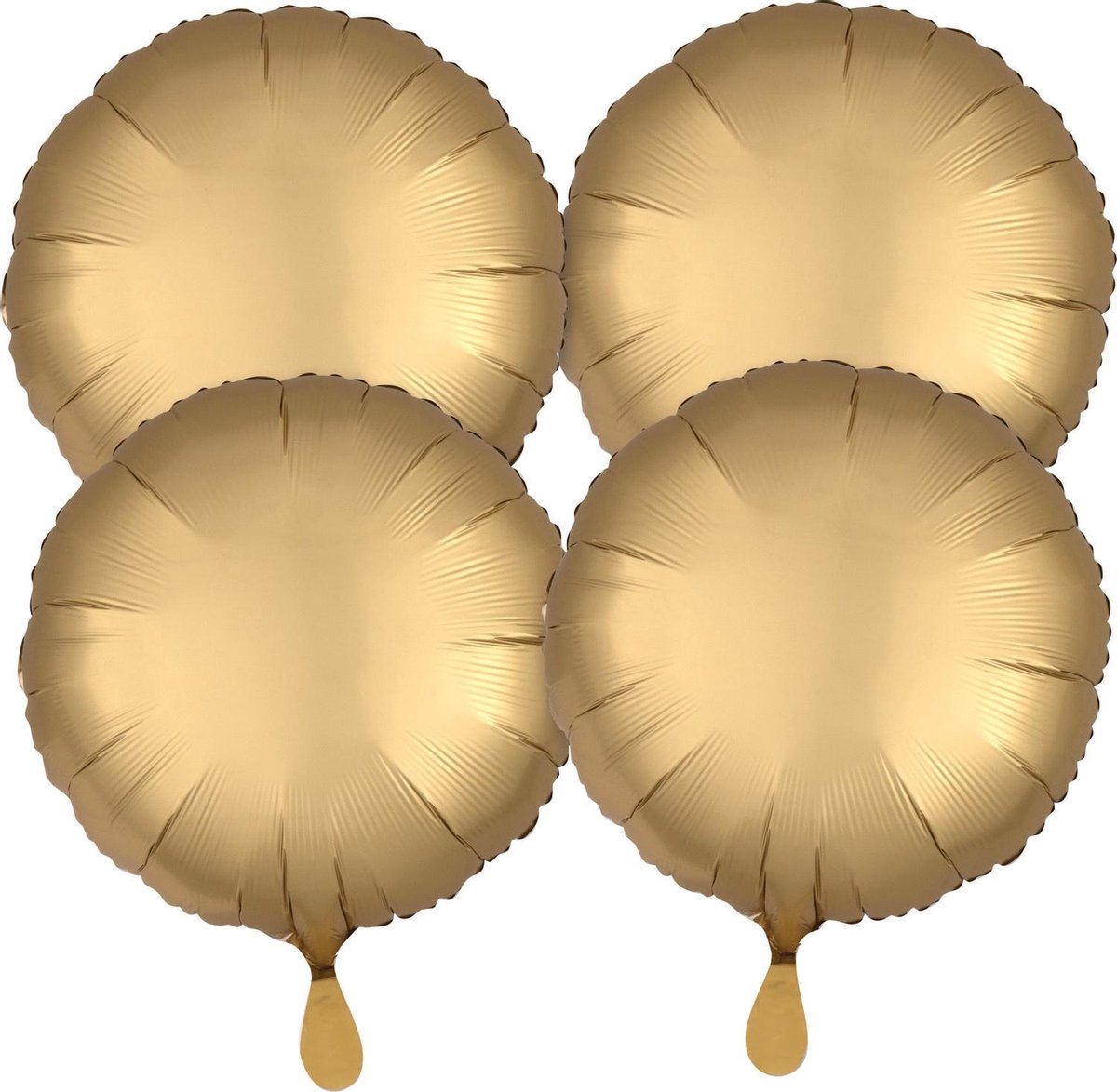 Anagram Folieballonnen 43 Cm Goud 4 Stuks
