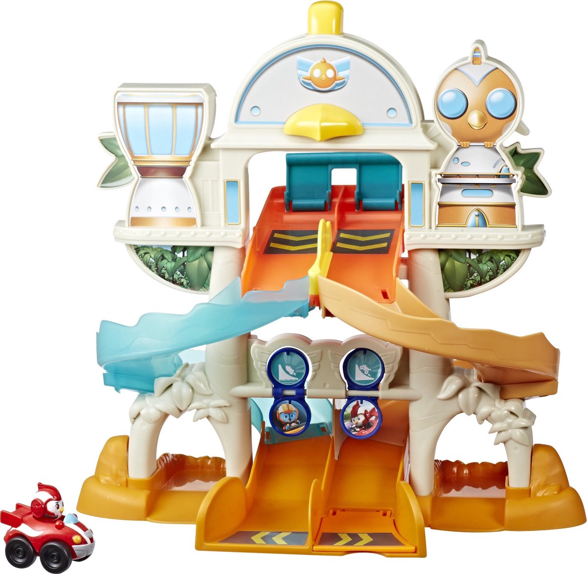 Playskool Nicelodeon jr. - Top Wing Academy racebaan - auto speelset garage