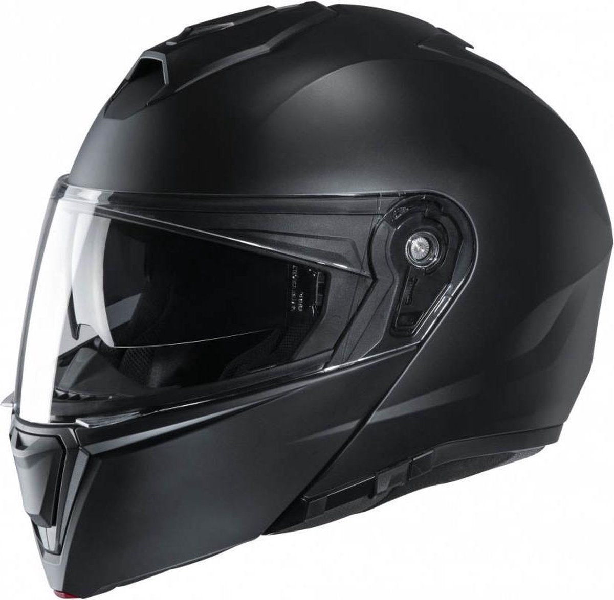 HJC I90 MAT Zwart Systeemhelm - Motorhelm  - Maat S