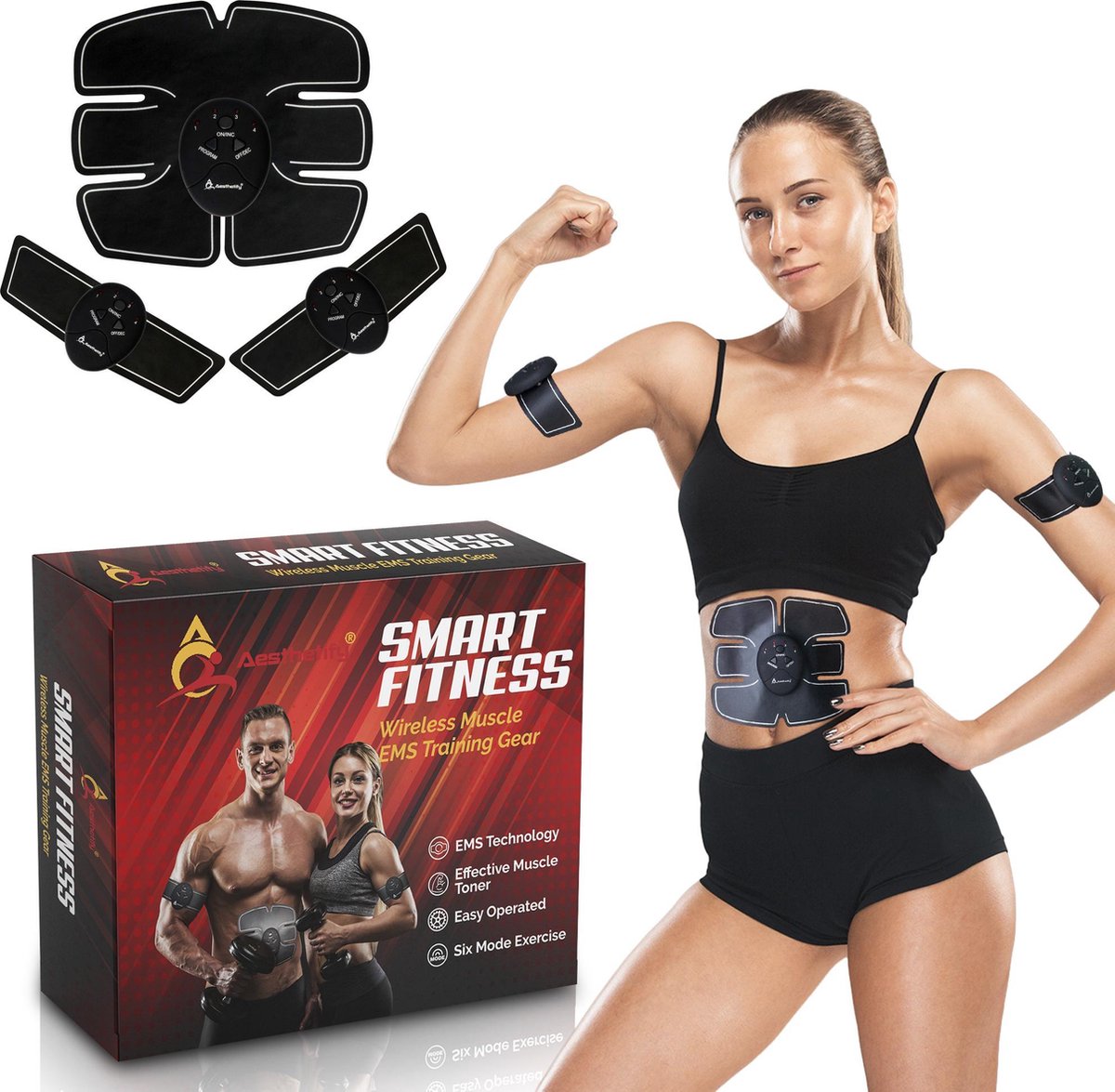 EMS Elektrische Buikspiertrainers - Afslankband - Zweetband Buik - Spierstimulator - Vetverbrander - Sixpack ab trainer - eBook