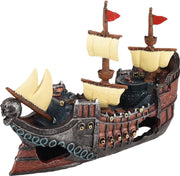 Aquarium Ropa Scheepswrak Piraat - Bruin - 30 x 10.5 x 20 cm