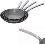 De Buyer Carbone Plus Koekenpan met Rvs Handvat - Ø 20cm - Plaatstaal