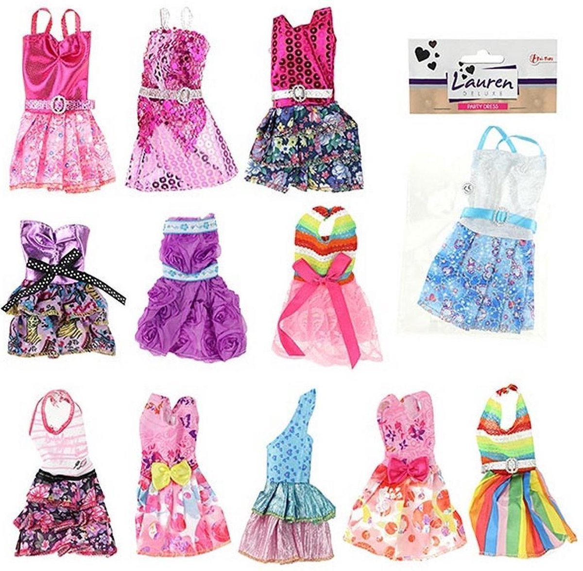 Lauren Jurk voor Tienerpop Assorti