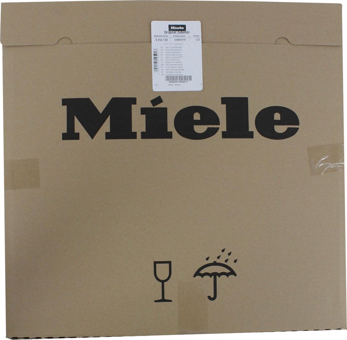 Miele WTV 501 universeel Chrome Edition Tussenstuk - Sokkel