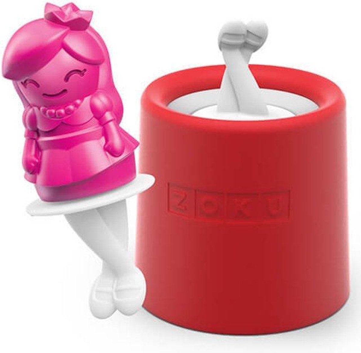 Zoku - IJsjesmaker - IJslollie maker - IJsvormpje - Maak Je Eigen IJsje - Prinses - 1 stuk