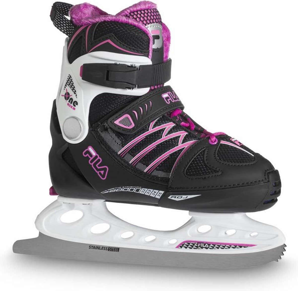 Fila - X-one ice 20 Girl - Schaatsen voor kinderen - Maat 32-35 - Roze - IJshockeyschaats voor kinderen