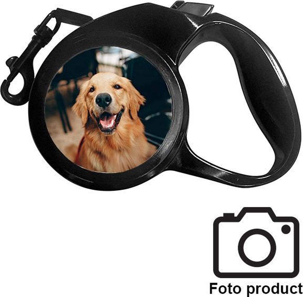 Rollijn Hondenriem met Handvat 5M MET EIGEN FOTO - Leiband voor Honden - Hondenlijn