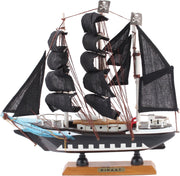 Piraten decoratie boot 24 cm