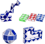 Infinity cube® - Fidget toys - Water snake - Snake fidget - Magic snake - 3 stuks