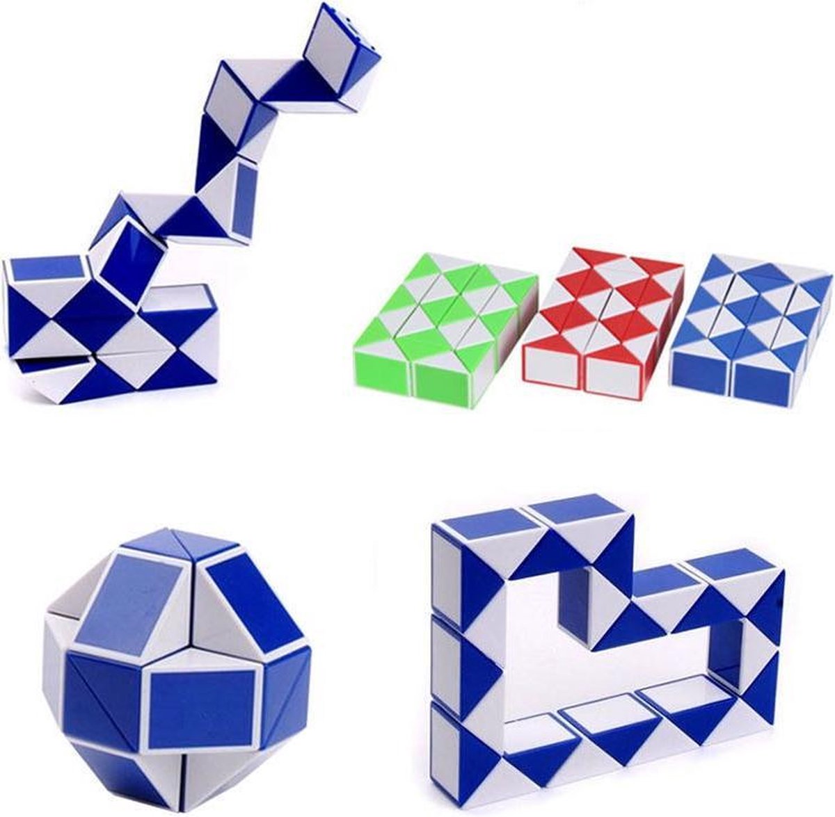 Infinity cube® - Fidget toys - Water snake - Snake fidget - Magic snake - 3 stuks