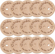 Glim® Originele Houten Knopen 15 stuks - 20mm - Handmade with love - Knoop - voor naaien - hobby