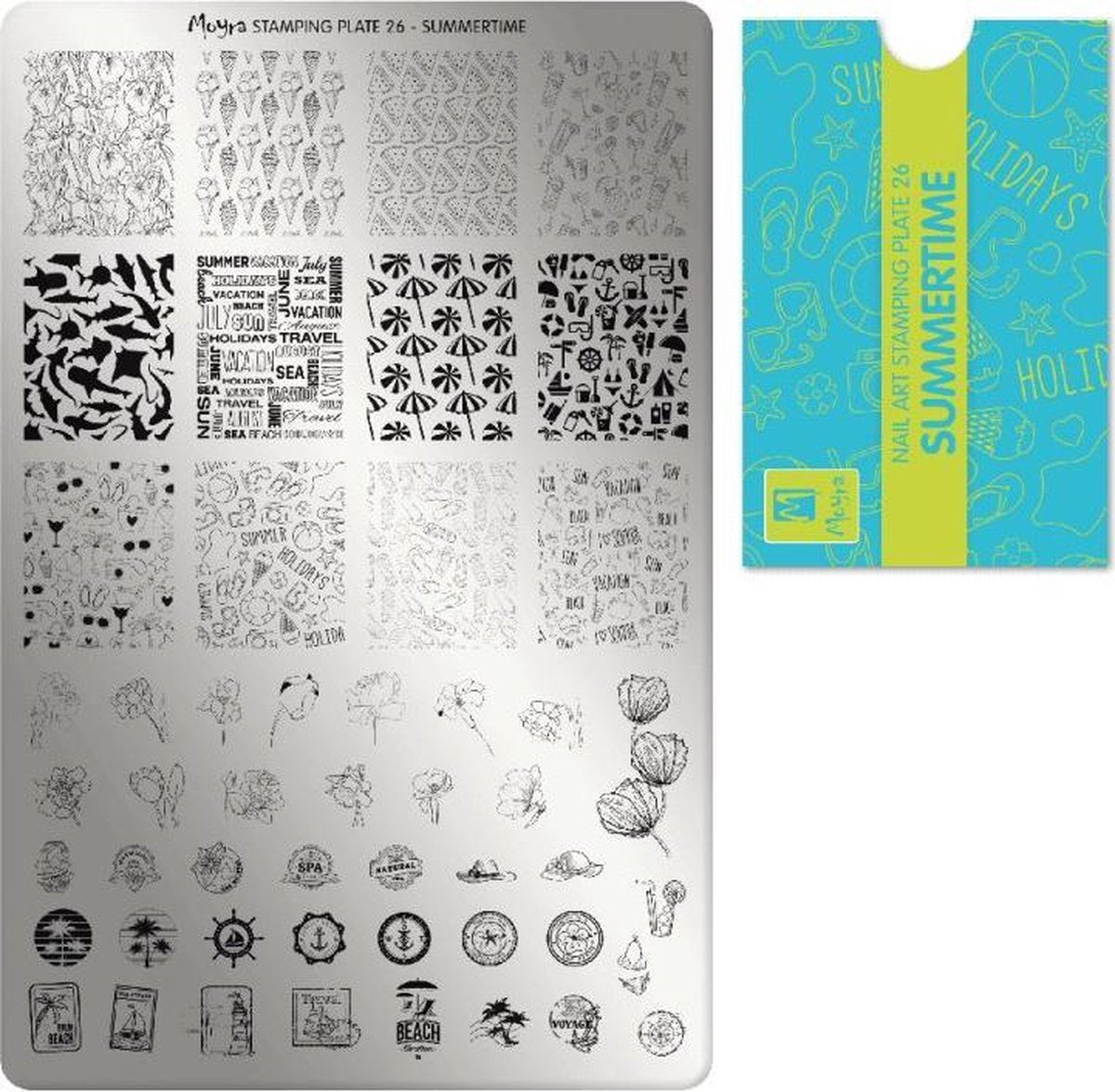 Moyra Stamping Plate 26 Summertime
