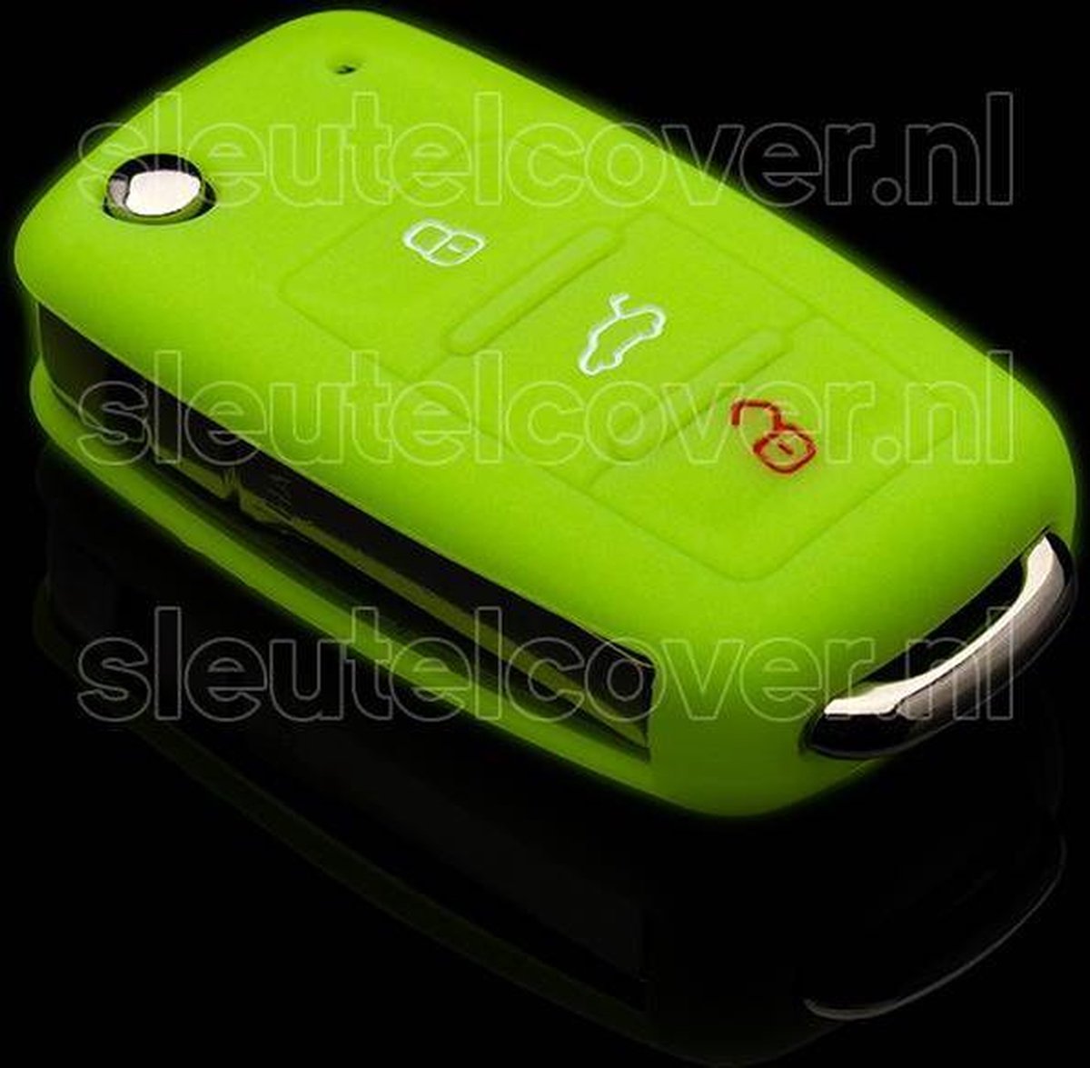 Audi SleutelCover - Glow in the dark / Silicone sleutelhoesje / beschermhoesje autosleutel