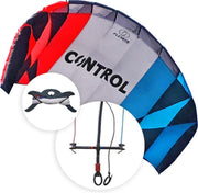 Flexifoil Kitesurfing Trainer Kite 2.4m² 'Control' Vlieger - Leren kitesurfen