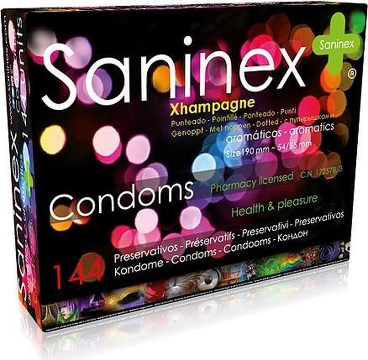 Xhampagne Condooms | 144 stuks | SANINEX