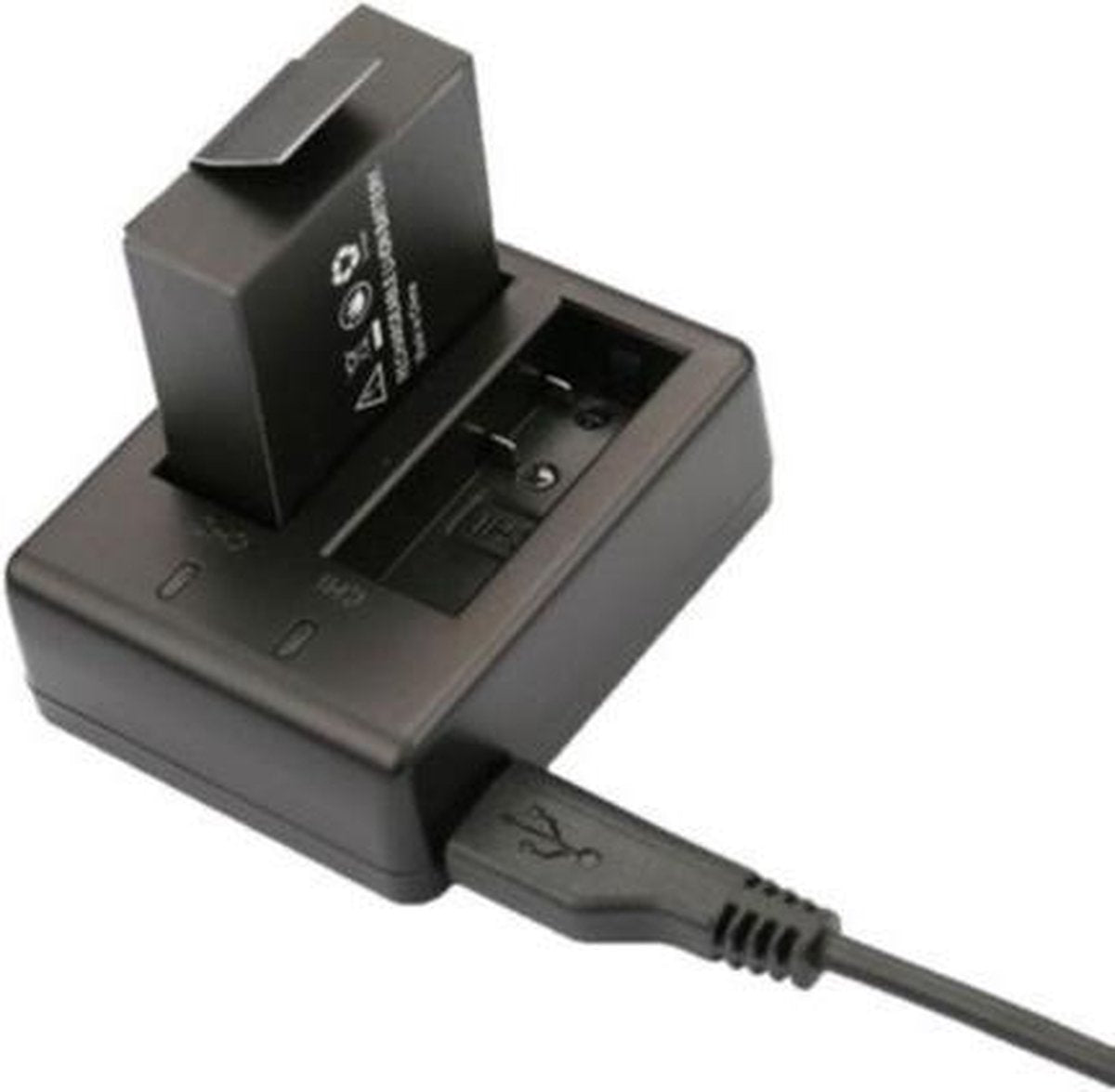 EKEN Dual Charger + 1050mAh batterij
