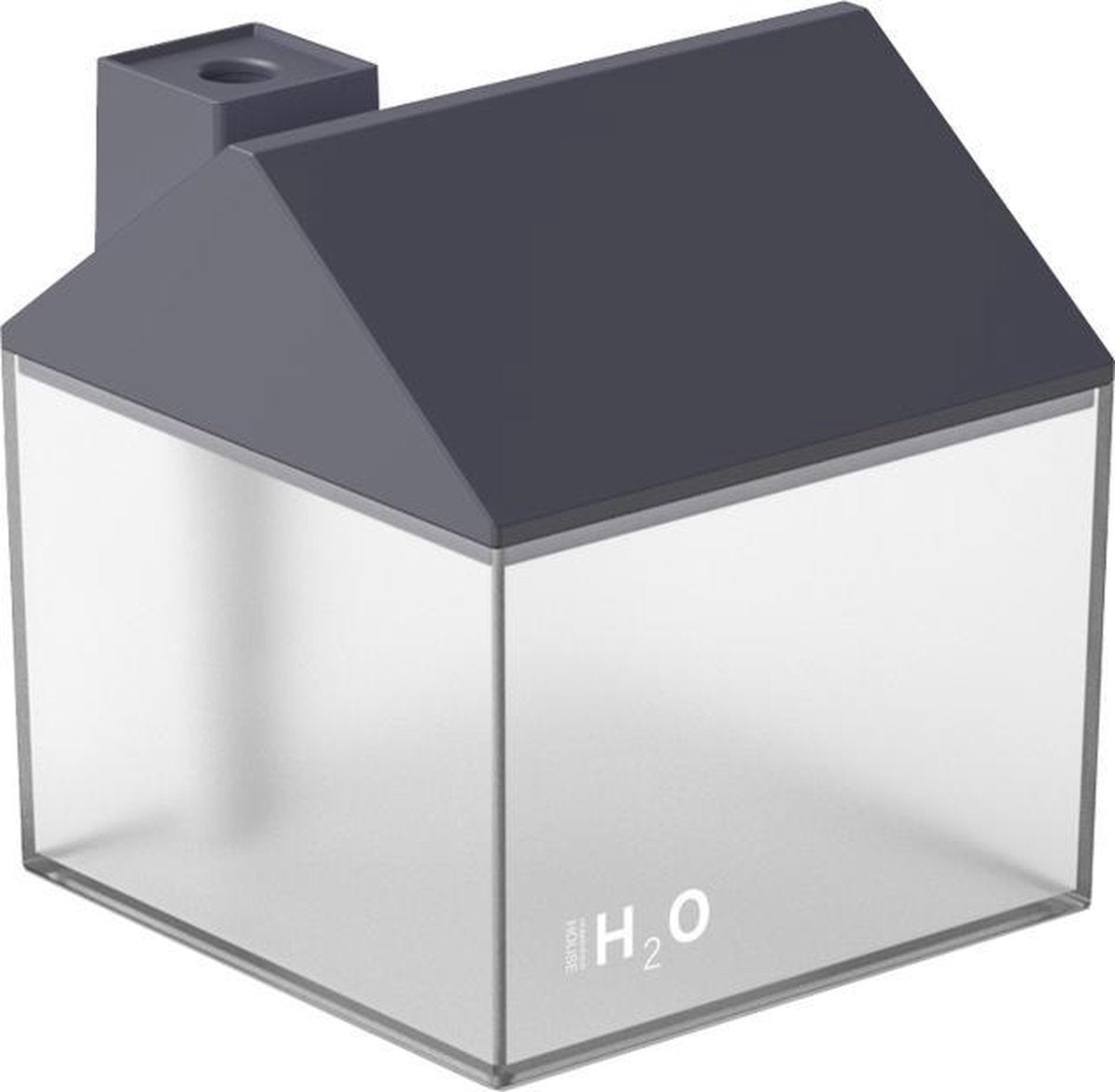 Vastu® mini Huis Design Humidifier - Luchtbevochtiger - Vernevelaar - Diffuser - Draadloos - Woonaccessoires - Inclusief extra Accessoires Led Leeslamp & Ventilator