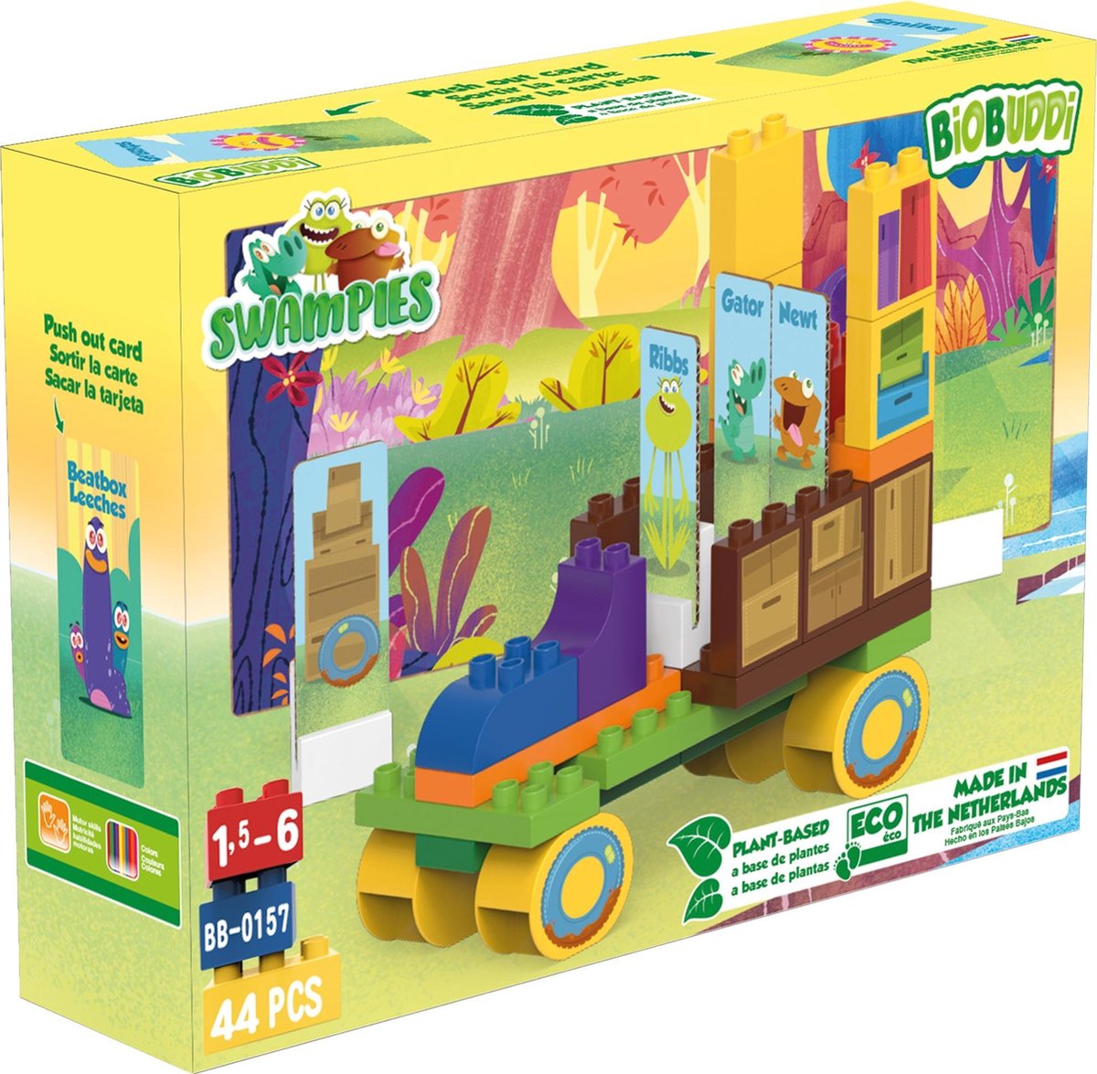 BiOBUDDi Swampies - SwampTruck - 44 delig